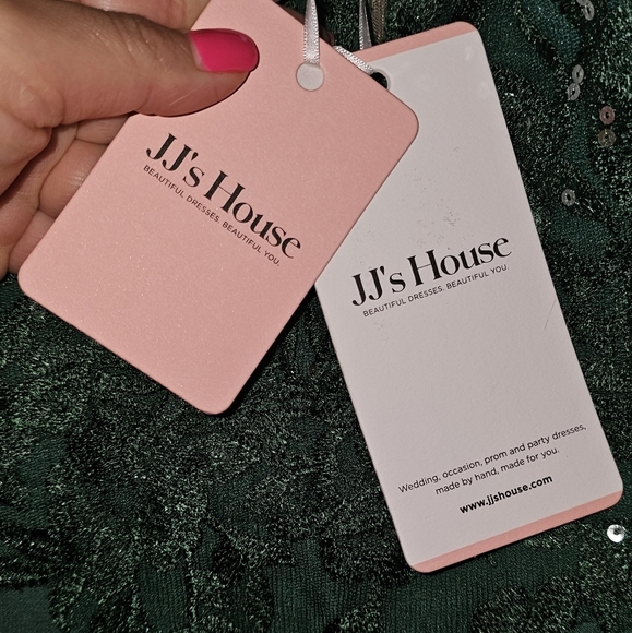 Sheath/Column V-Neck Floor-Length Lace Chiffon Evening Dress With Sequin… - Picture 7 of 7